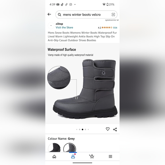 Men's winter boot brand new size 43 or us size 10 - Picture 8 of 10